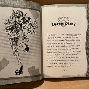 monster high | Toys | Nwt First Edition Hc Book Monster High Diaries ...